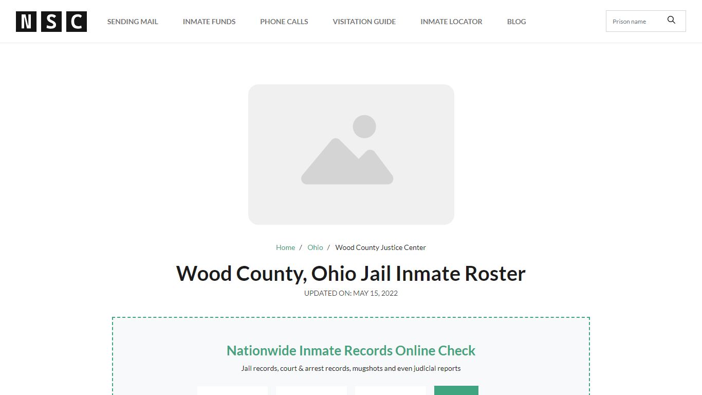 Wood County, Ohio Jail Inmate List - Nisqually Public Safety