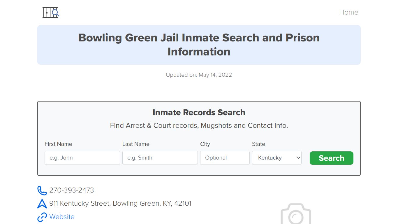 Bowling Green Jail Inmate Search, Visitation, Phone no ...